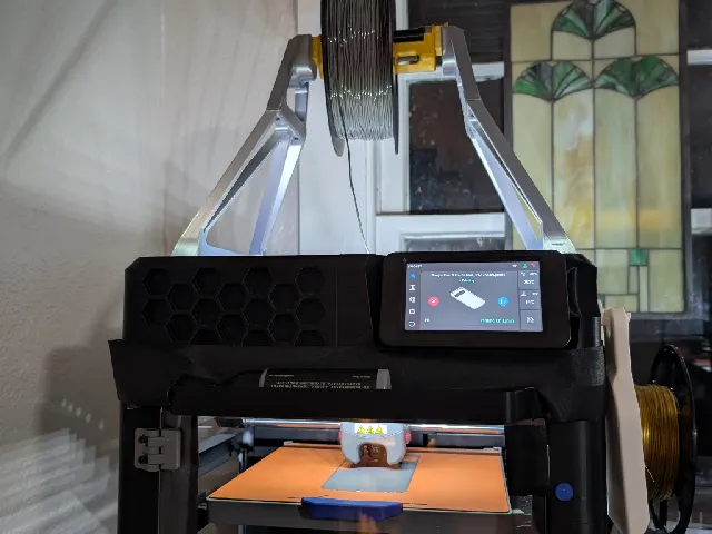 AD5M Top Spool Roller Holder for Factory Shaped Enclosures (TPU)