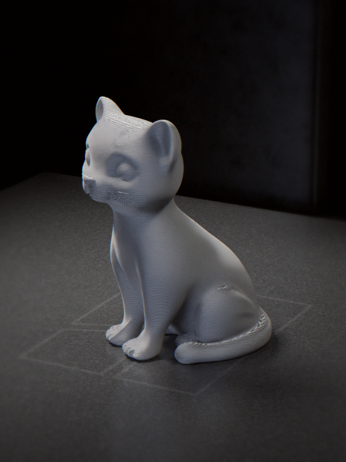 Cub Figurine Animal 3D Printable 3D model by José Pedro
