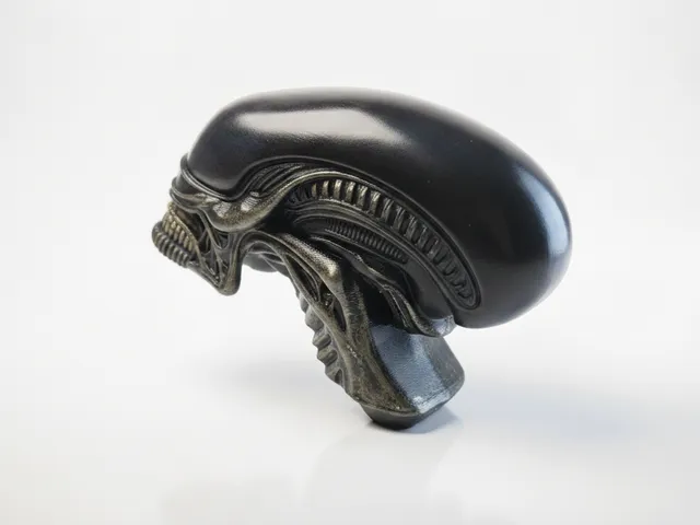 Xenomorph Skull Alien Sculpture 3D Printable