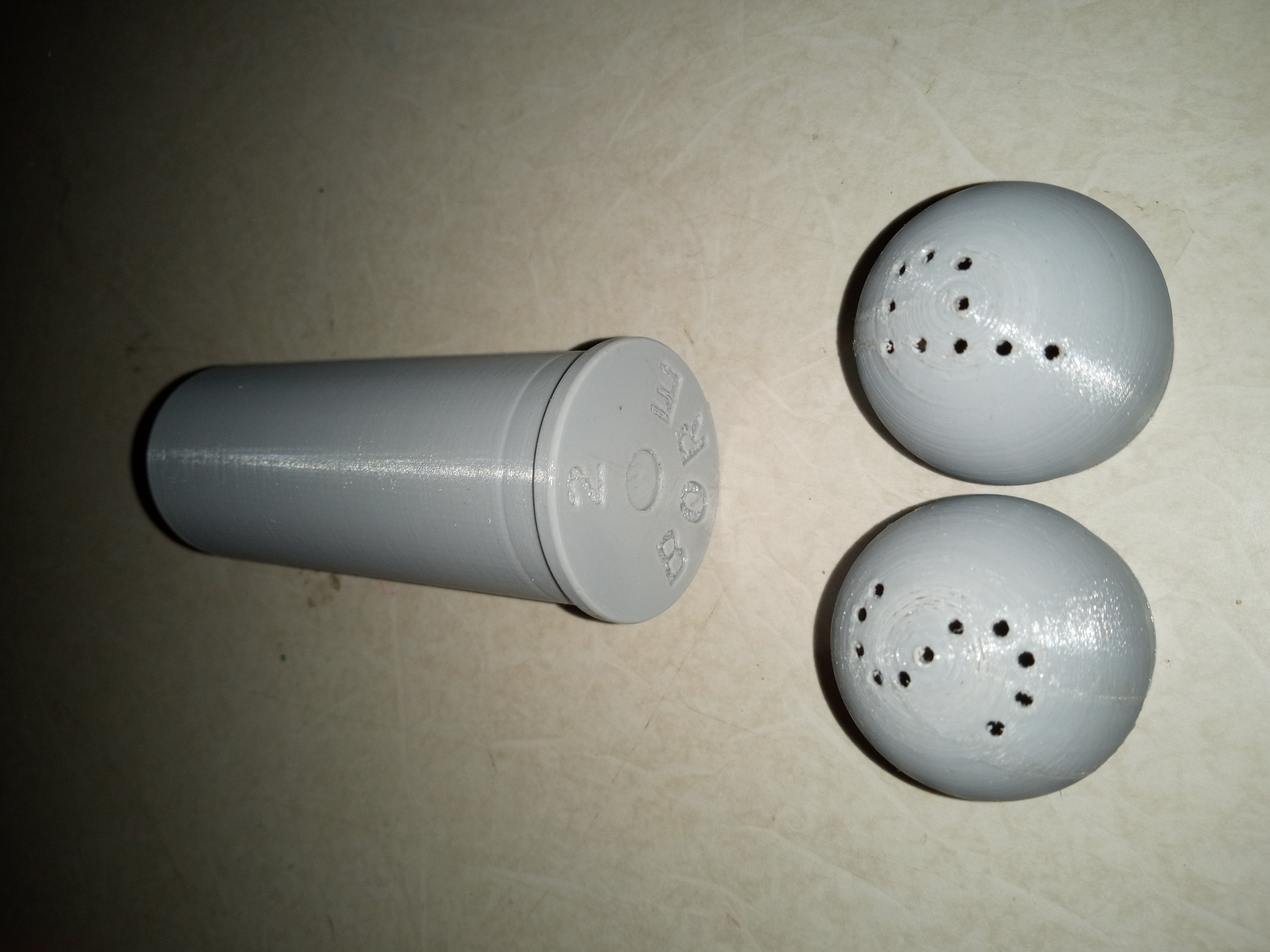 2 BORE SALT & PEPPER SHAKER