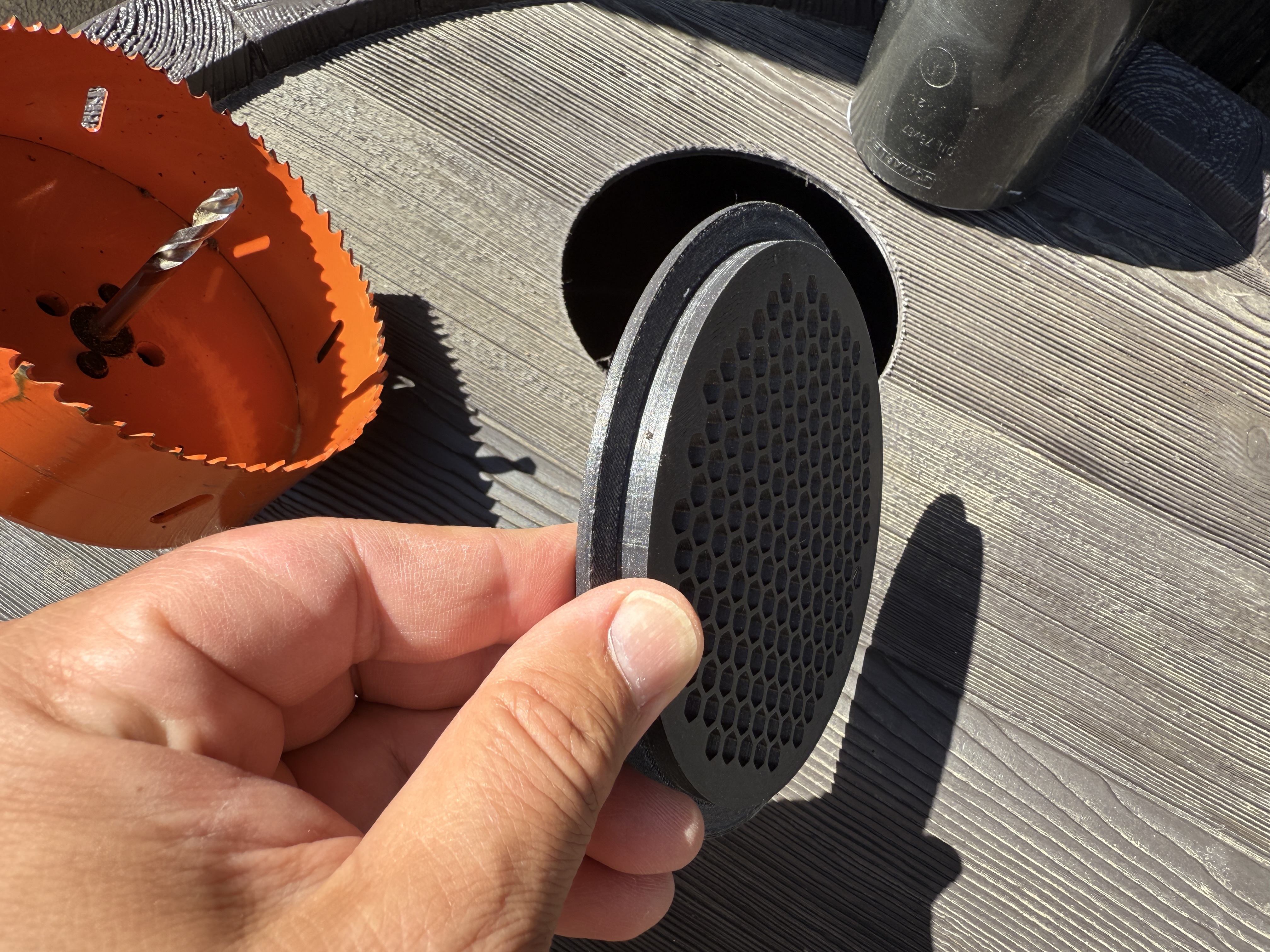 Dirt Trap 120mm - Sieve for rain barrel - rain water filter mesh — miniatura 3