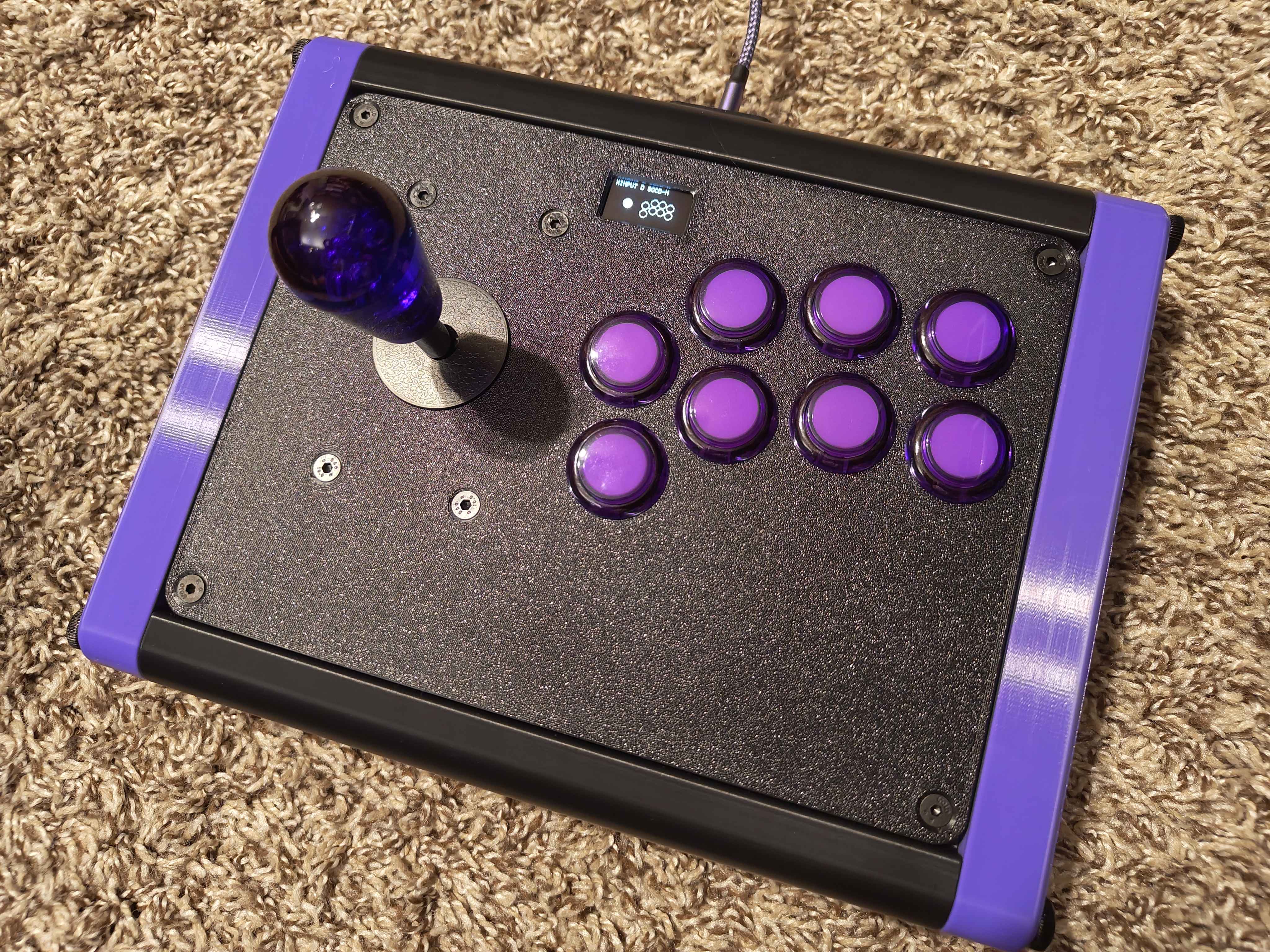 CUB Compact Arcade Stick - 8 Button OLED Top Panel