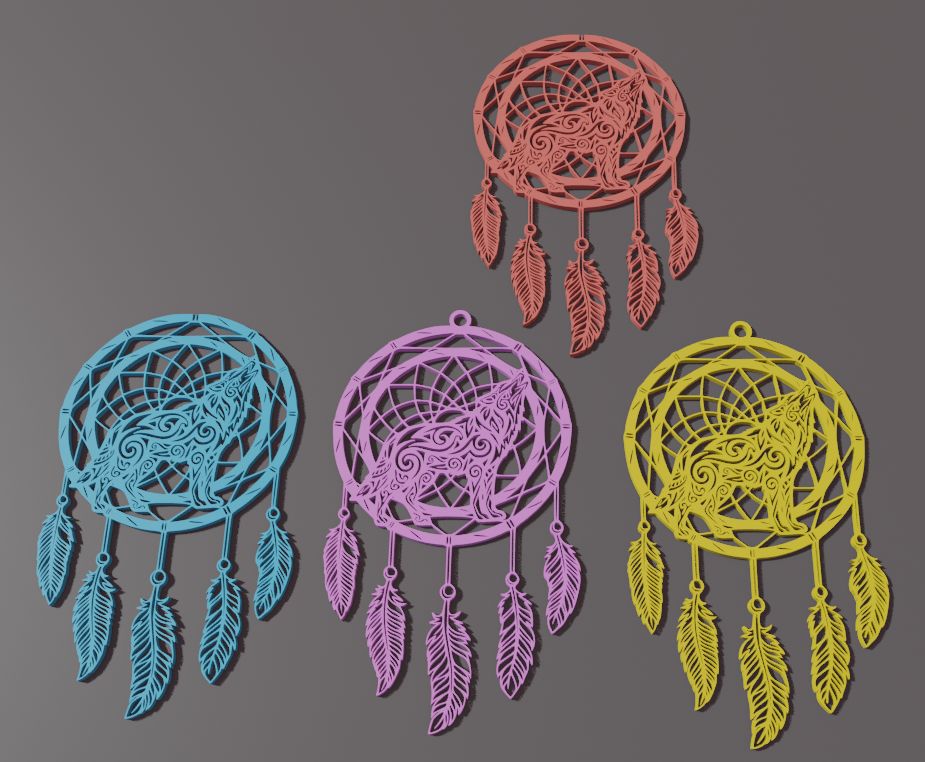 Dream catcher (with and without hanging ring)