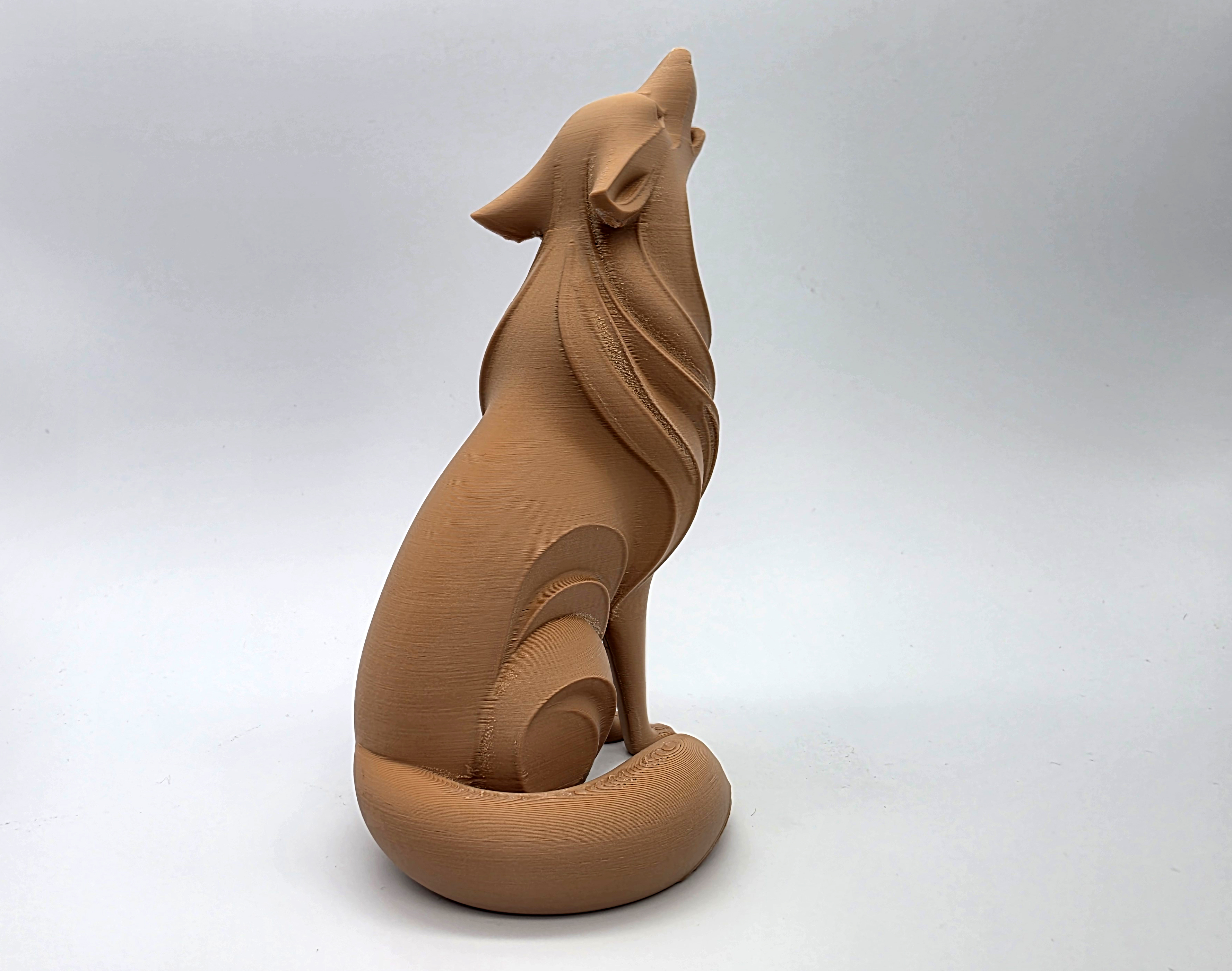 Miniatura 8 do modelo 3D Howling Wolf Totem