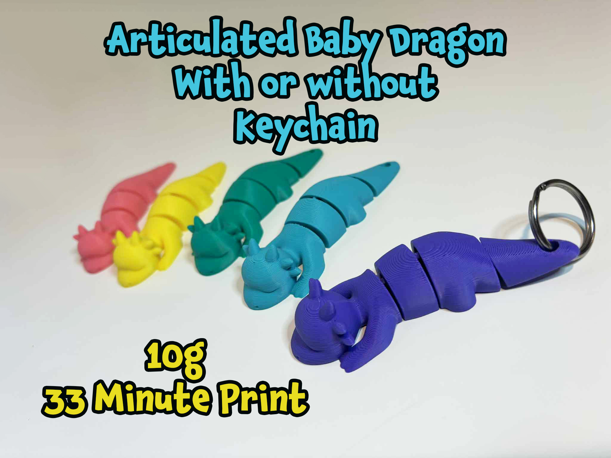Articulated baby dragon