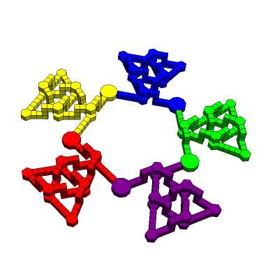 Pentagonal Knotted Epicycloid