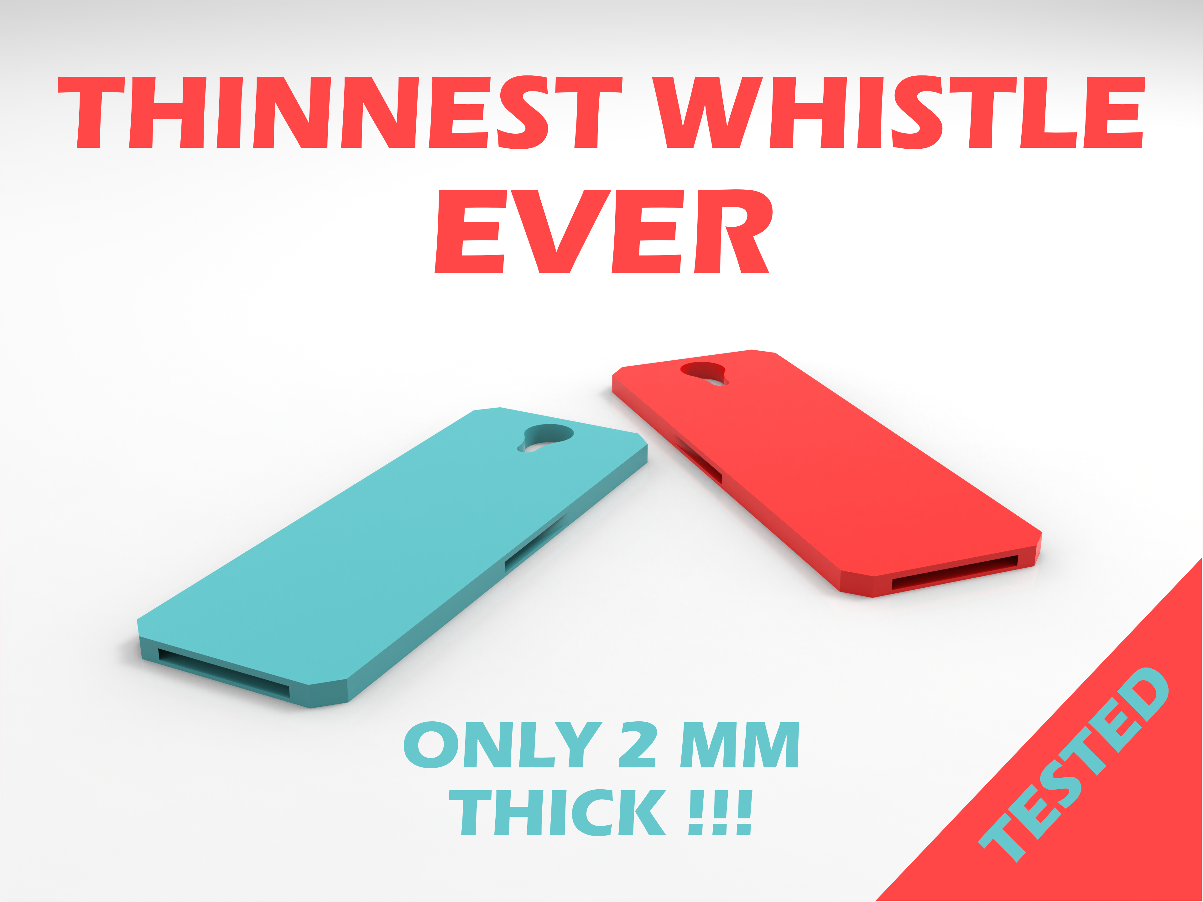 THINNEST WHISTLE EVER - WHISTLE - (Tested)