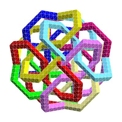 Suttin Truncated Octahedral Polyknot 1