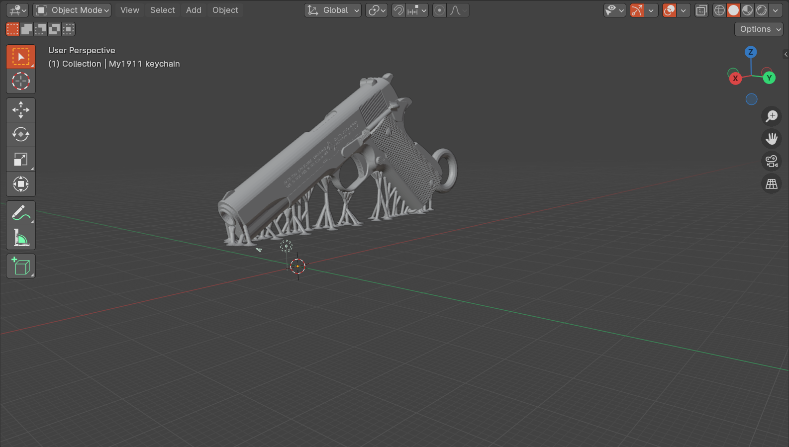 Colt 1911 Keychain (remix)