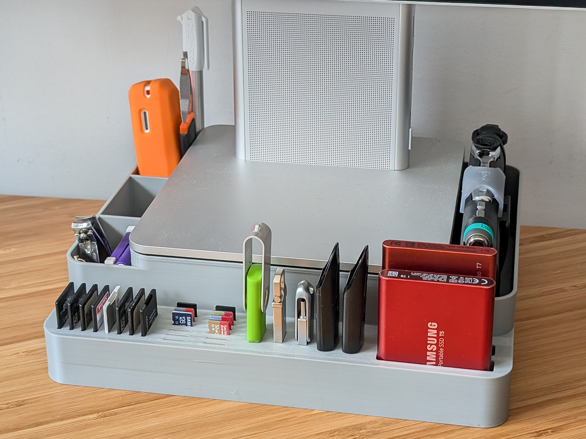 Monitor Base and Desk Organizer