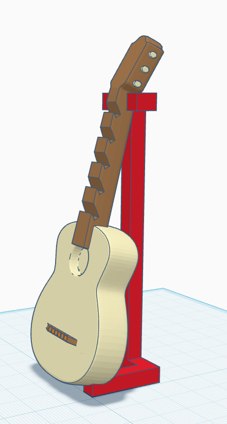 guitar pick holder 3D model