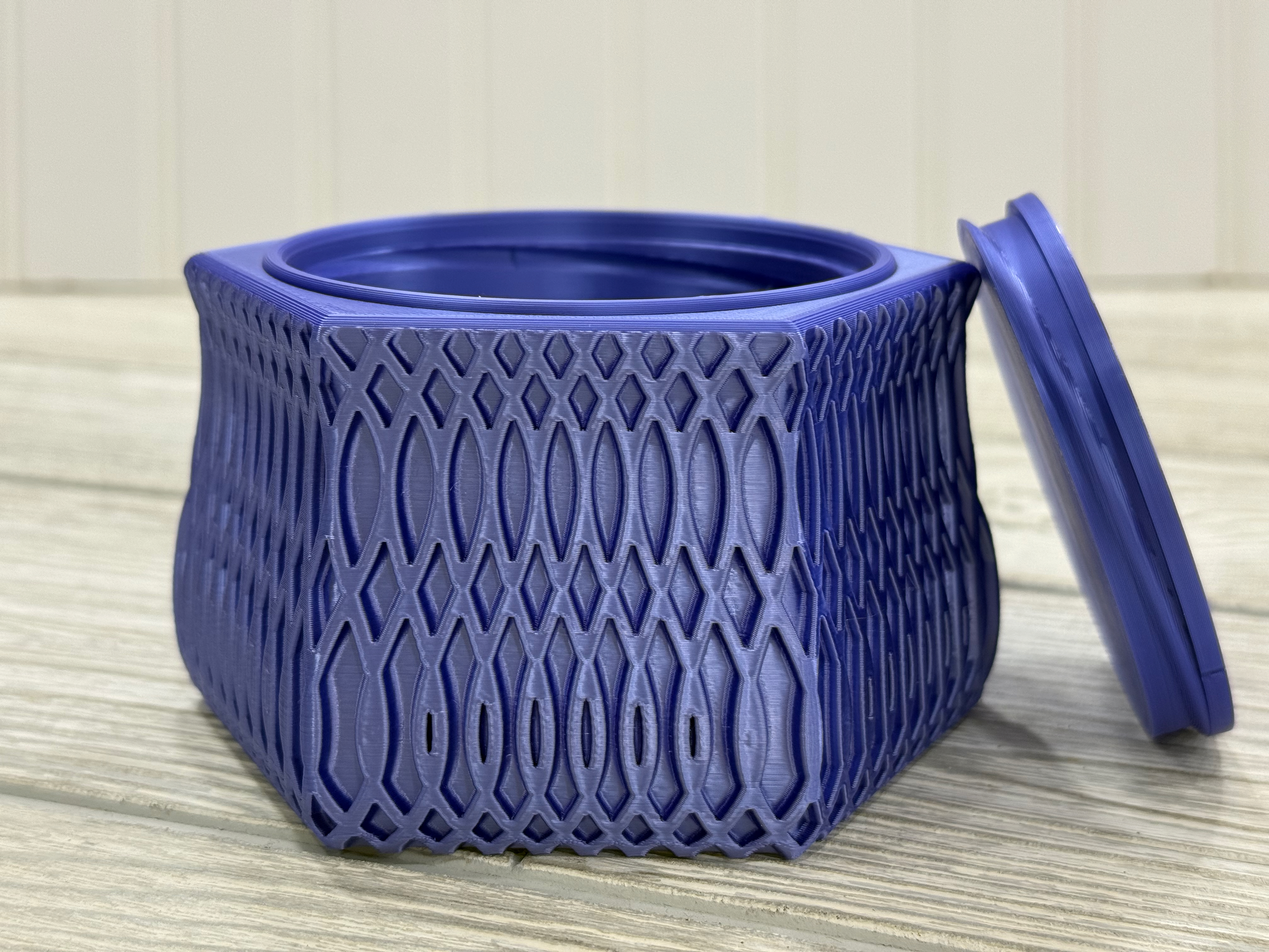 HexWave Container - Moire 3D model