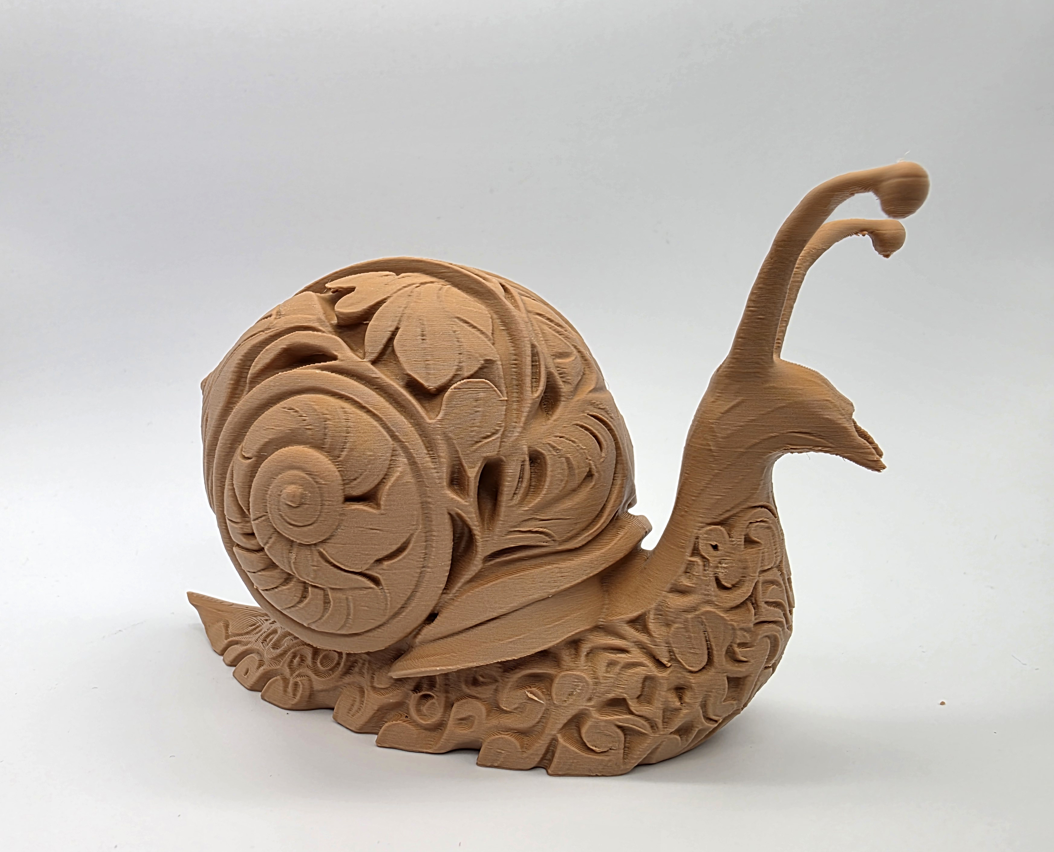 Ornately Carved Snail