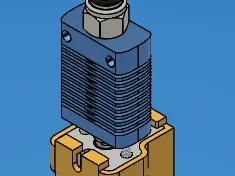 polisi ender 3 hotend CAD model