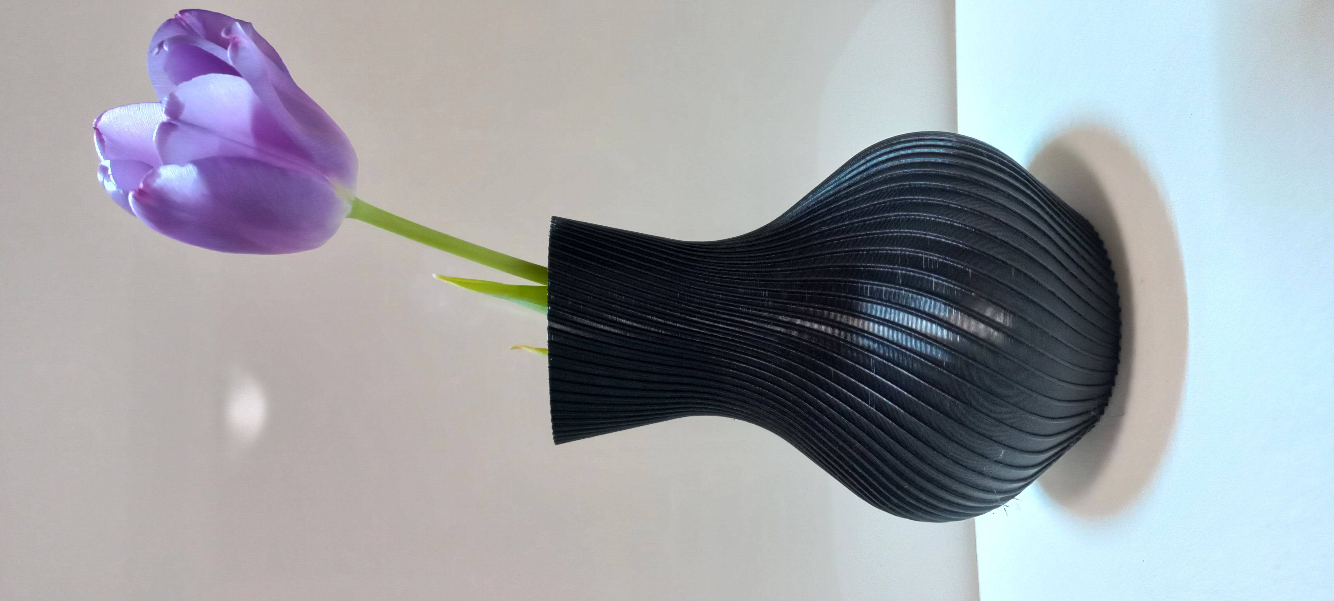 Vase mit Spiraldesign  花瓶