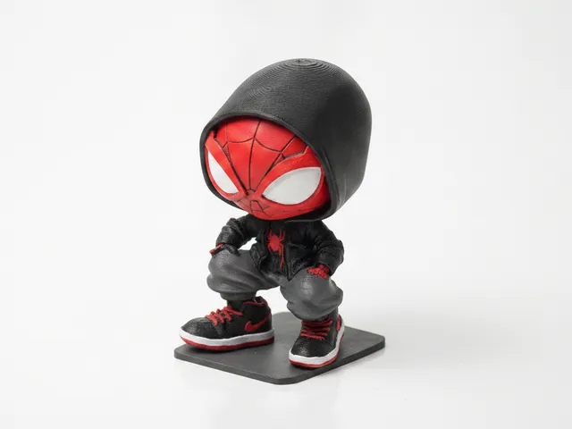 Chibi Street Spiderman Statue Figurine 3D Printable