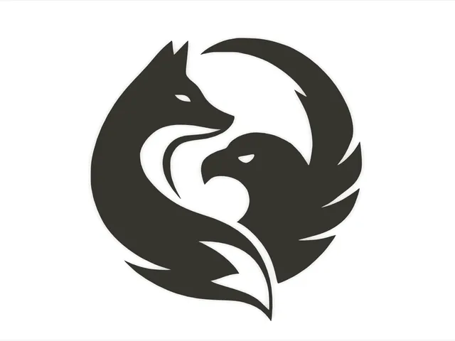 Fox and Eagle Wall Art - Harmony of Opposites