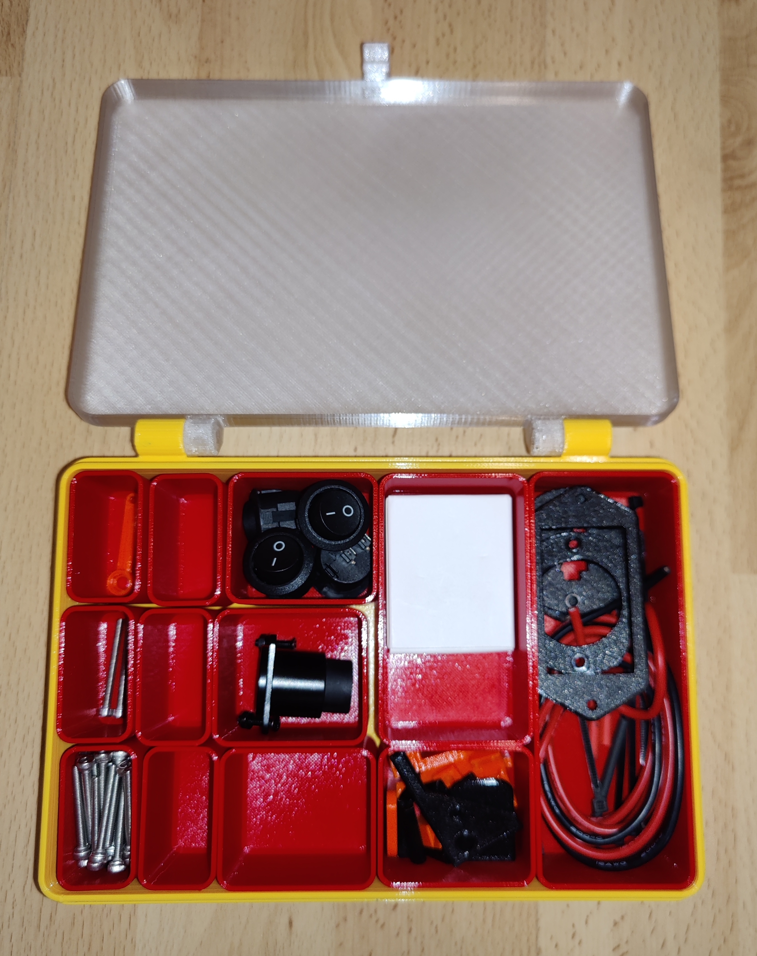 Sortierbox für Kleinteile/ Sorting box for small parts