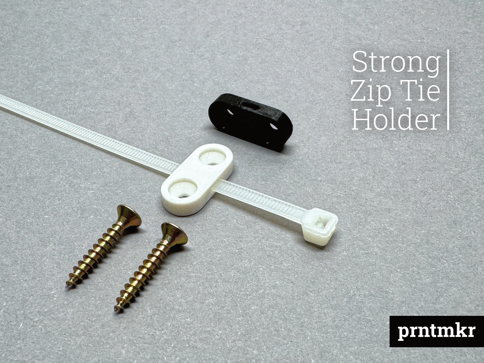 Strong Zip Tie Holder