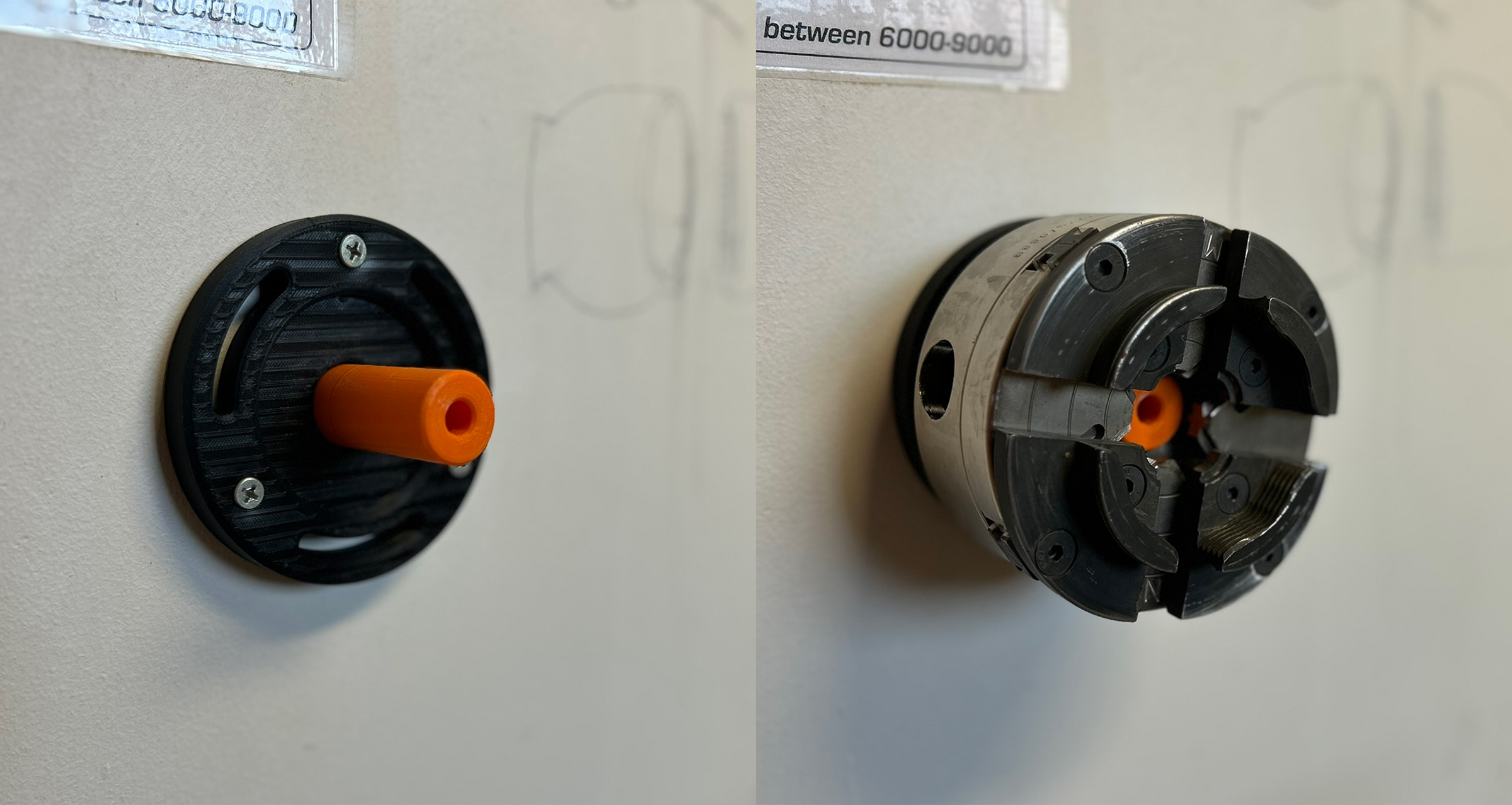 Wood Lathe Chuck Wall Mount