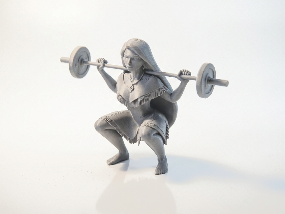 Mulan Weightlifting Figurine Disney 3D Printable