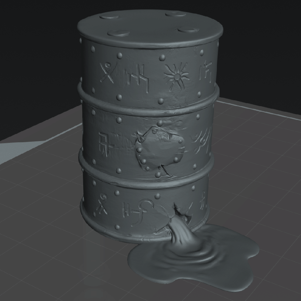 Leaking Alka-Hest Barrel Terrain - The Eightpints The Docks