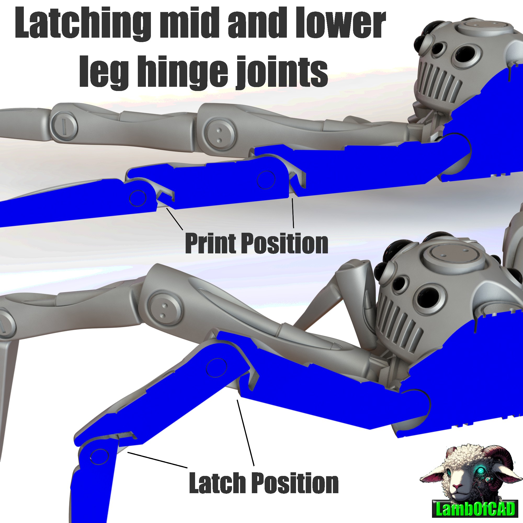 Miniatura 10 do modelo 3D Robotic Jumping Spider