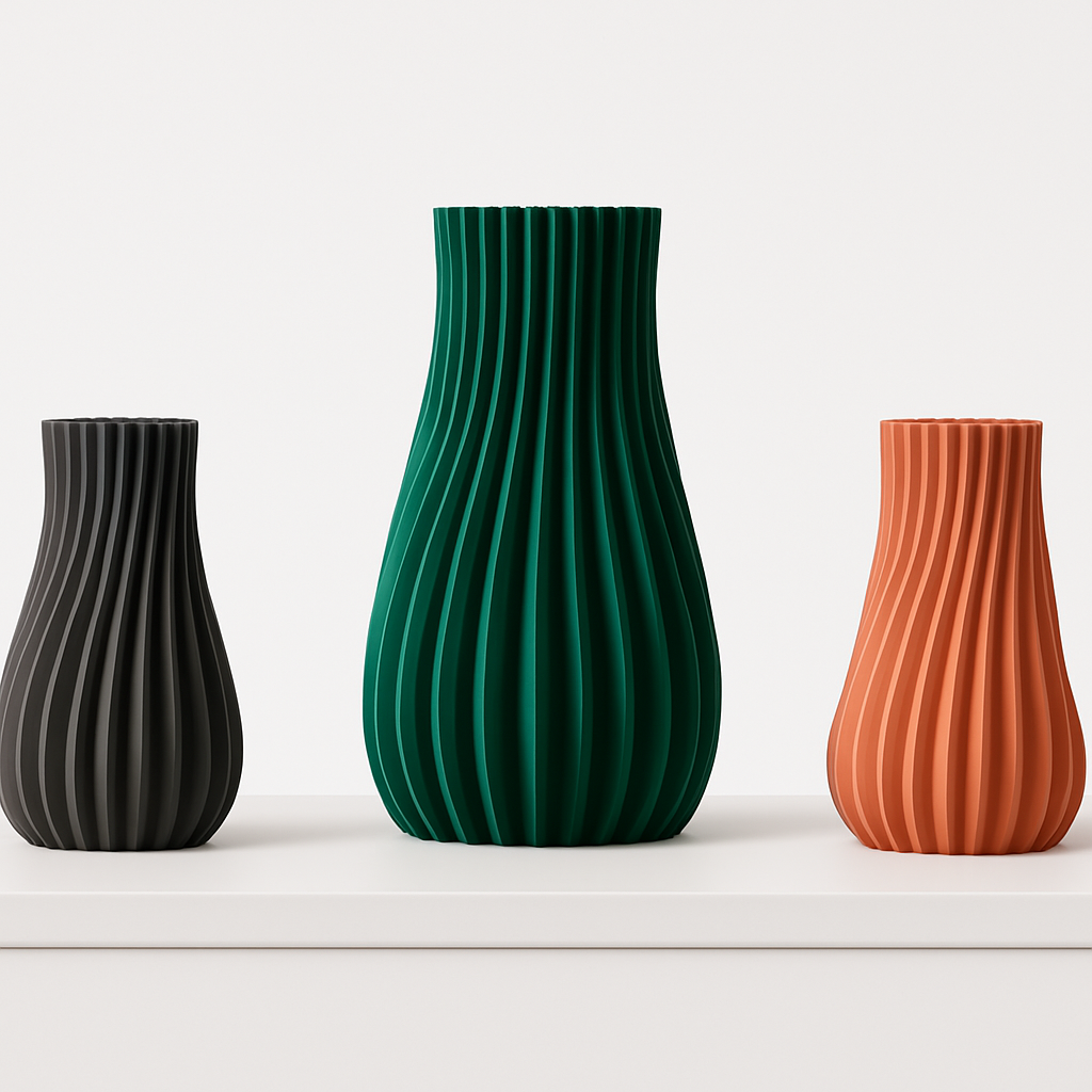 Modern Flower Sculptural Vase
