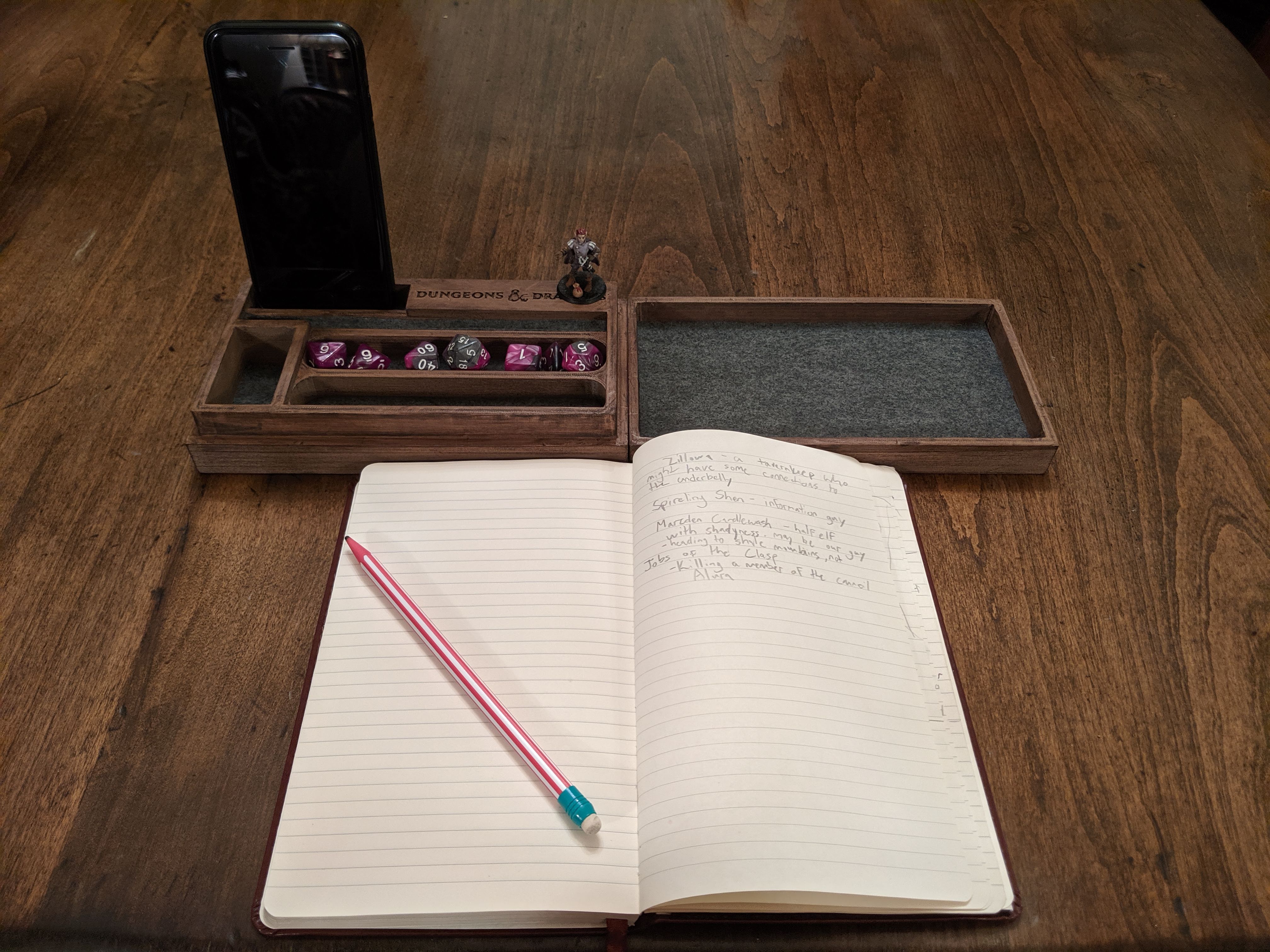 Dice Box and Rolling Tray