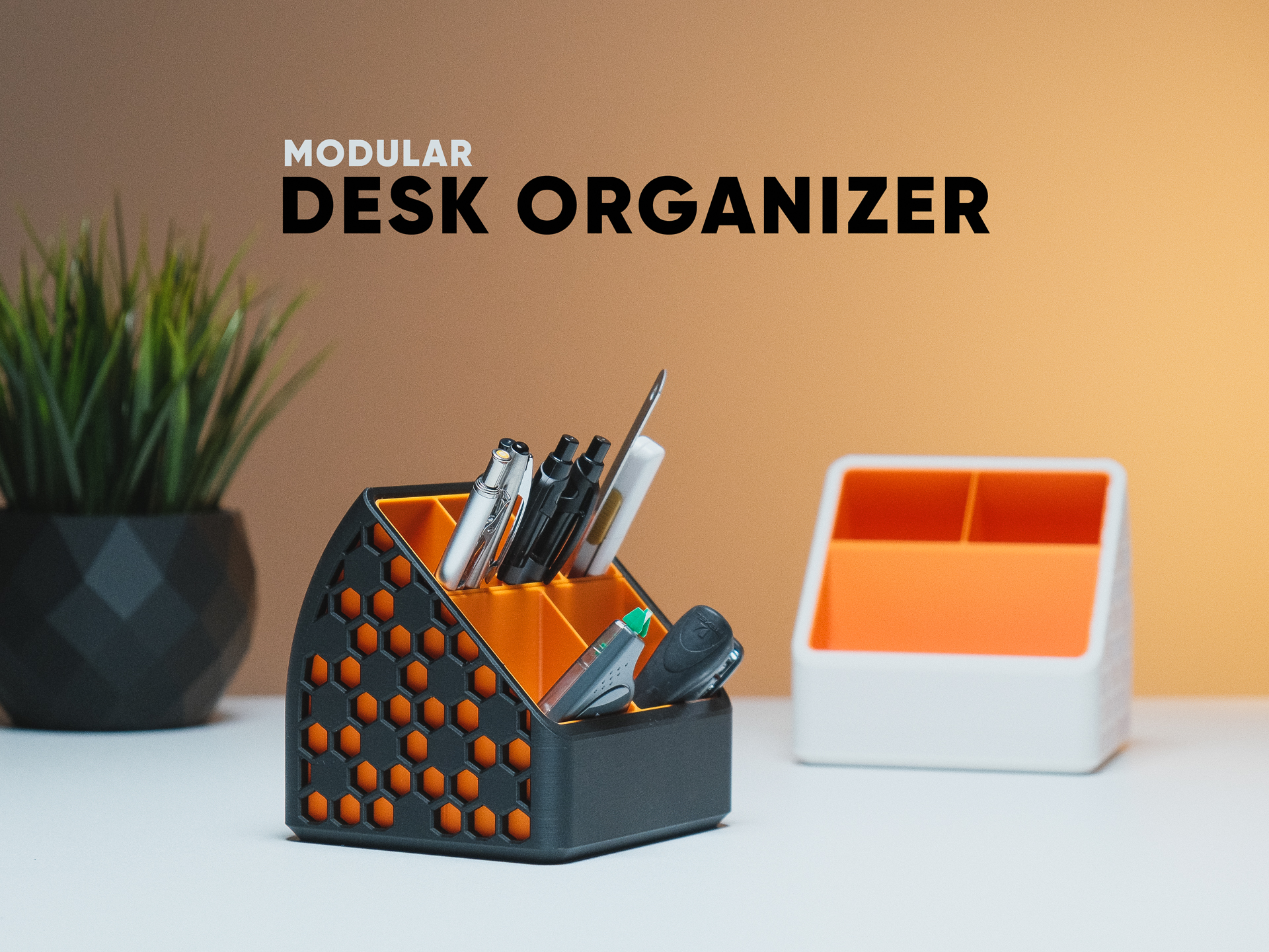 Modular Desk Organizer
