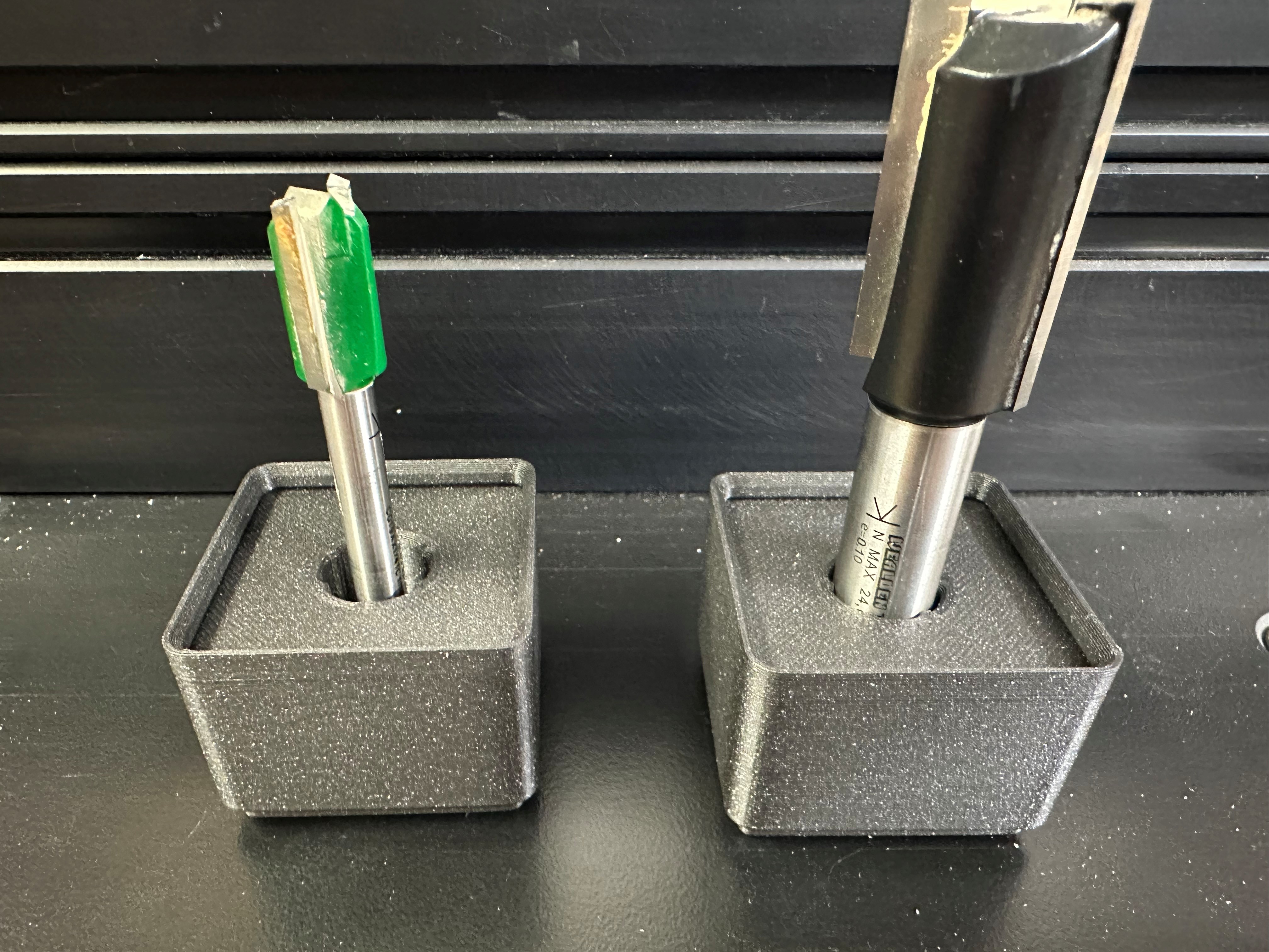 Gridfinity router bit storage