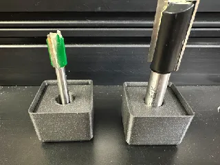 Gridfinity router bit storage