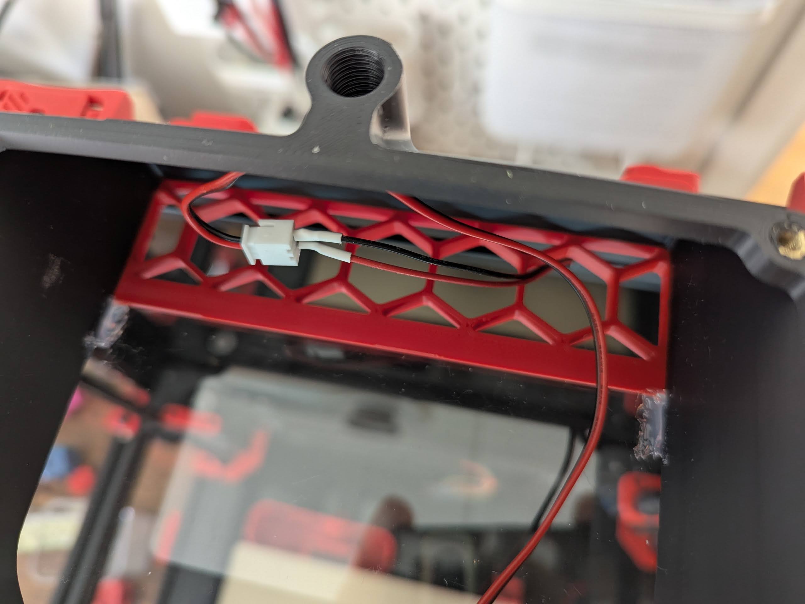 Carbon pellets holder for Top mount Voron 2 Exhaust Filter