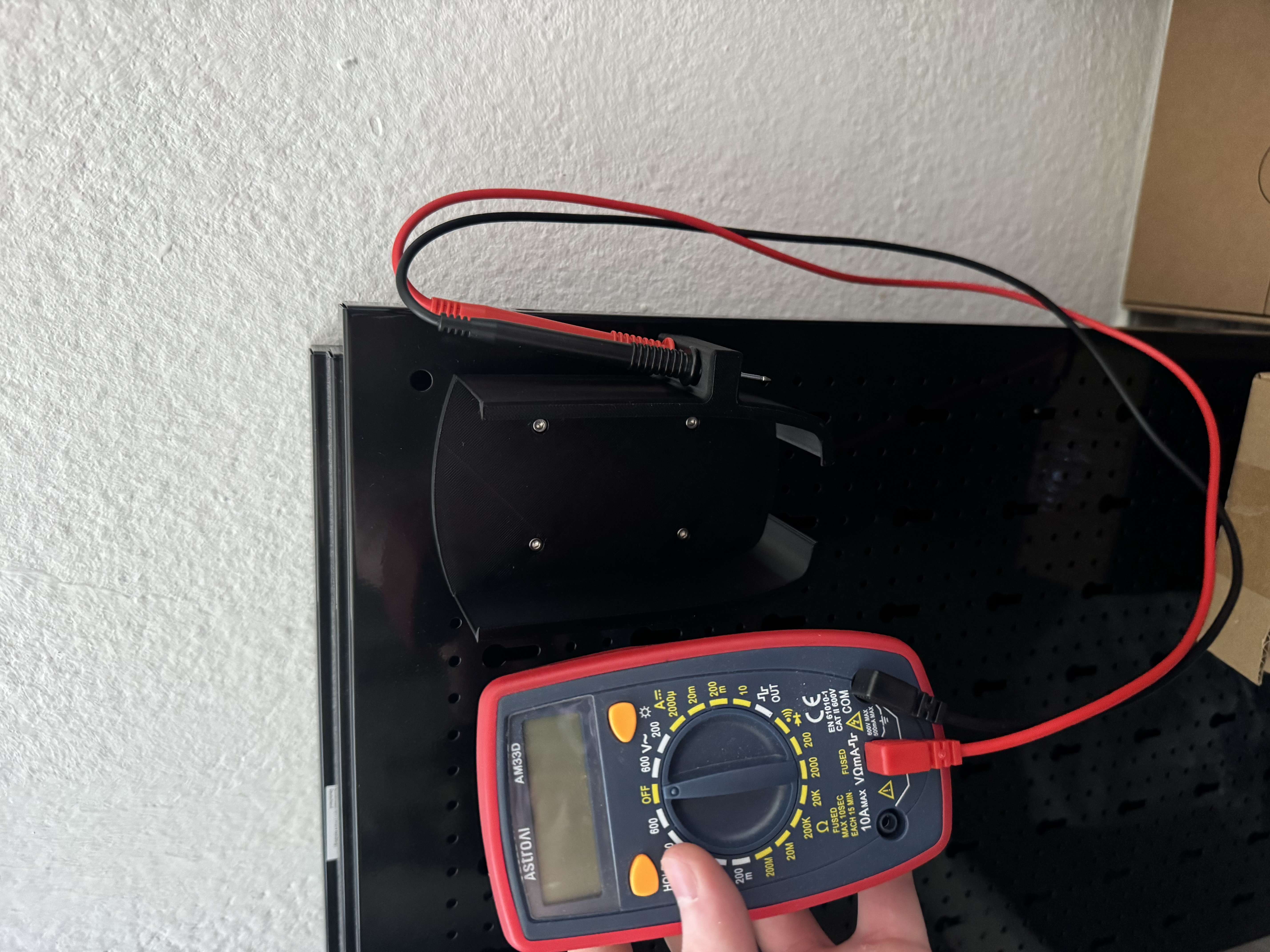AstroAI Mulitmeter Pegboard Mount (Euro Pegboard)