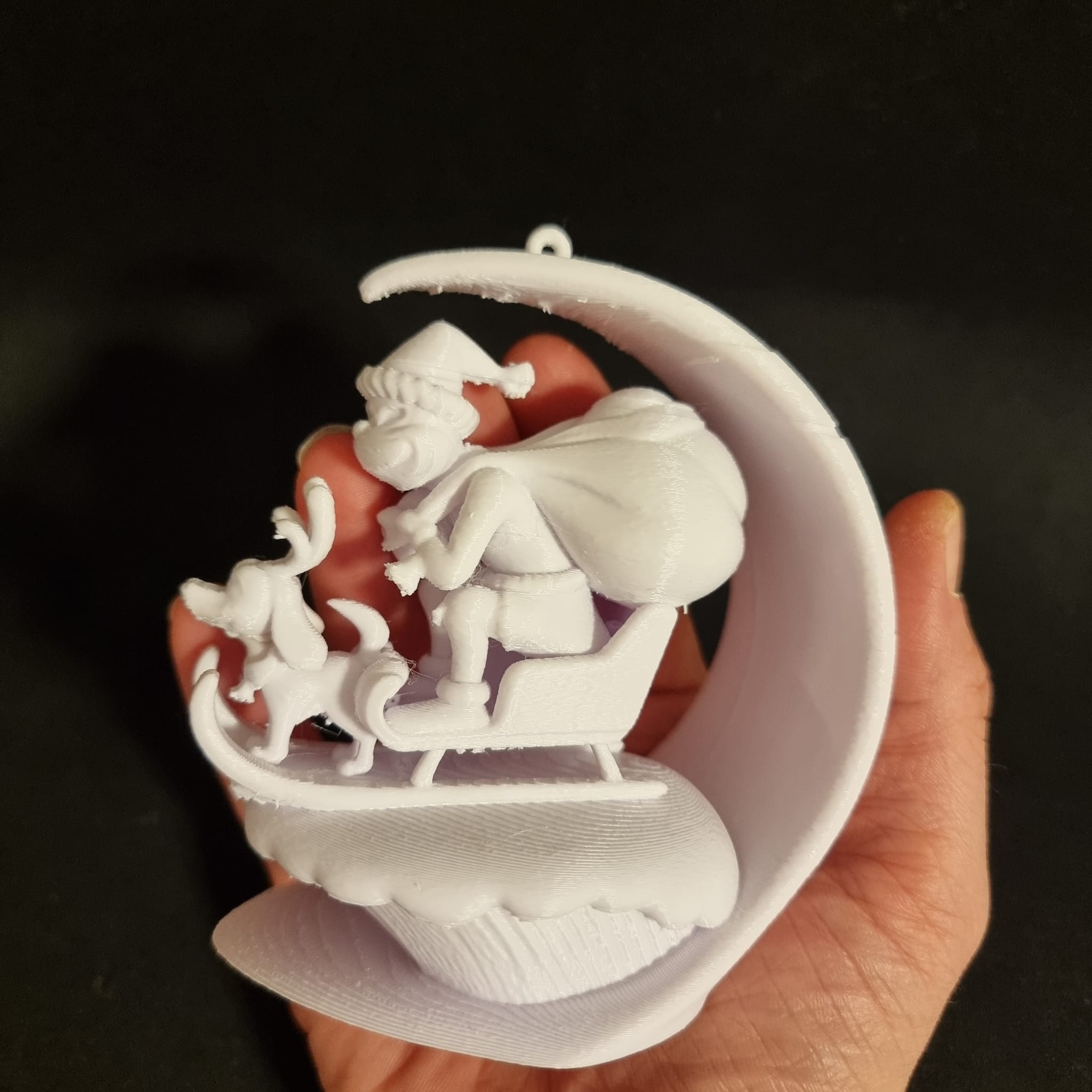 Grinch-Inspired Sleigh Ride Ornament