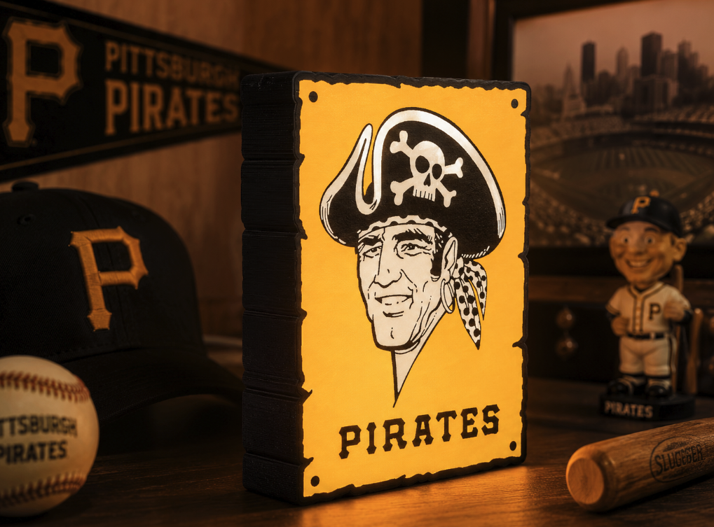Pittsburgh Pirates LED Lightbox | Multicolor 3D Printable 3MF