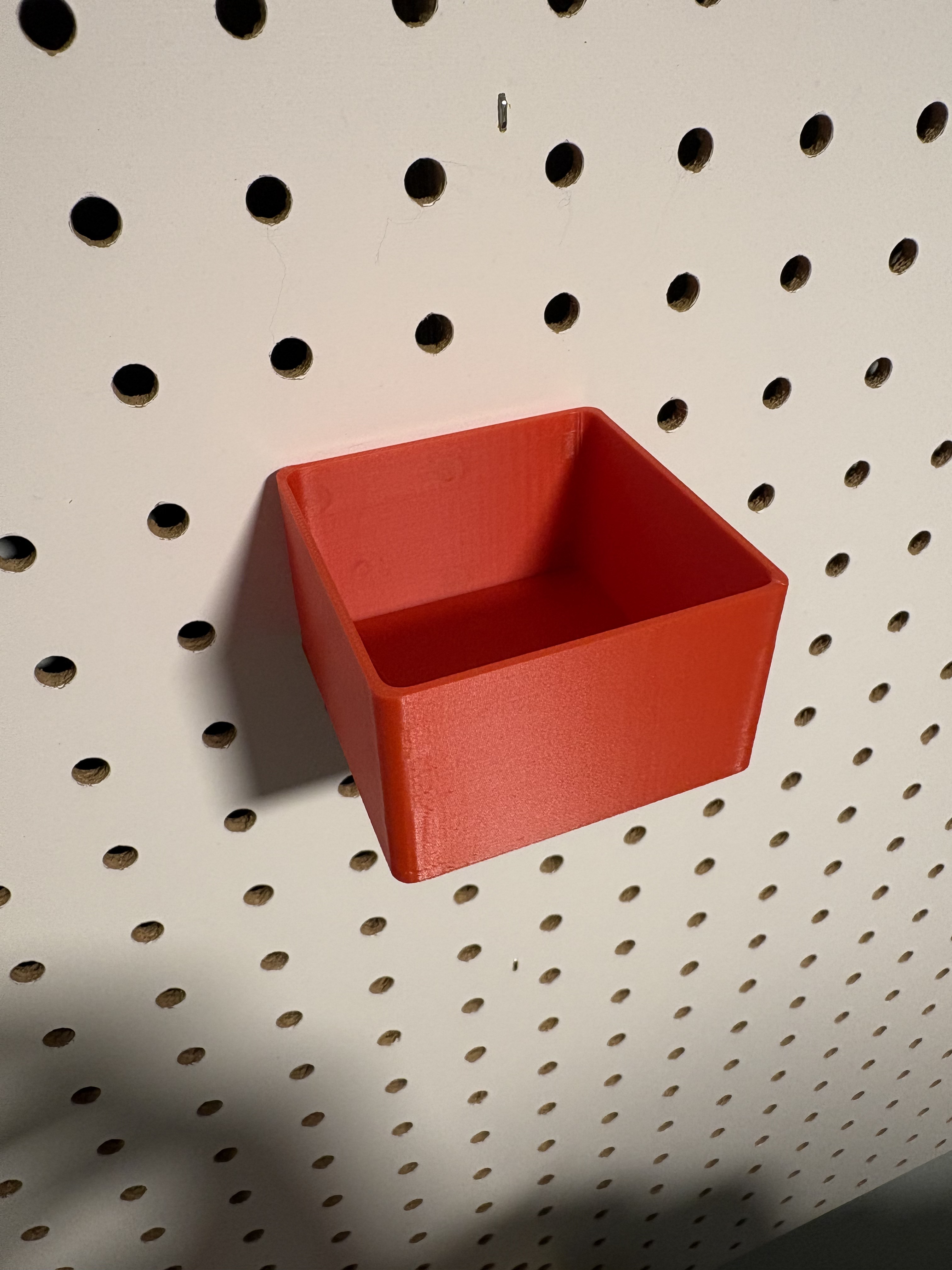 60mm by 60mm Pegboard Box