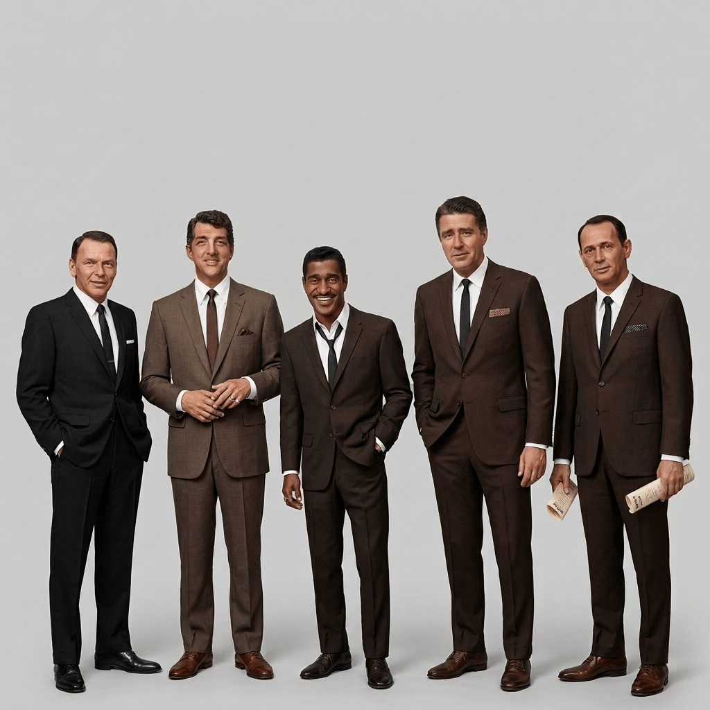The Rat Pack - Frank, Dean, Sammy, Peter and Joey - 1960