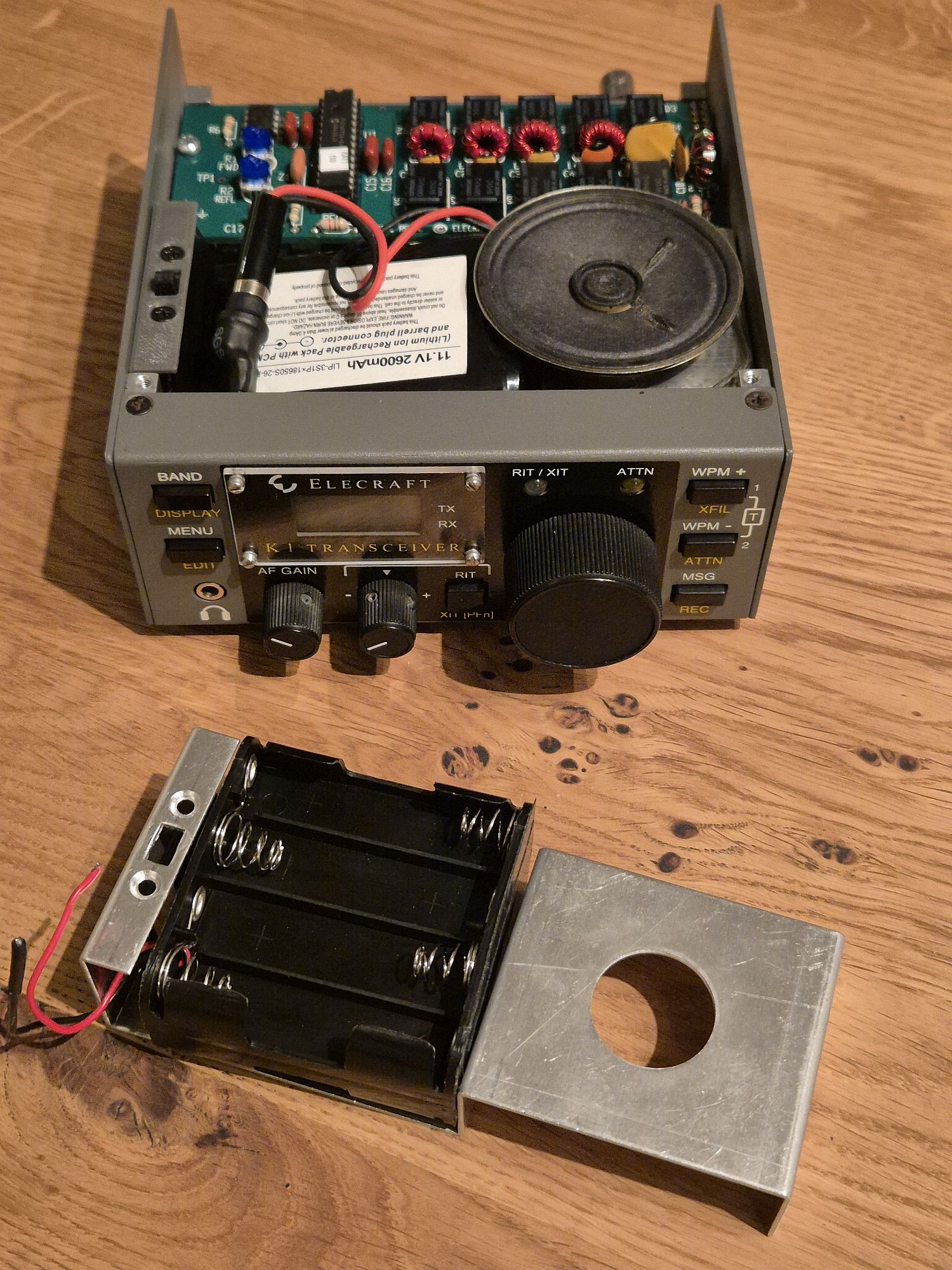 Battery Adapter 3s Li-Ion / Elecraft K1