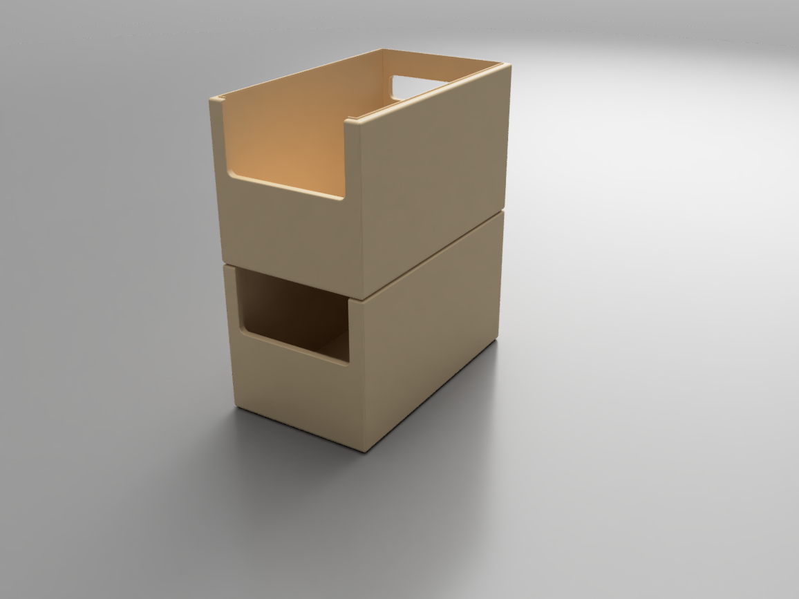 Parametric modular Drawer stackable  | Tiroir Modulaire Paramétrique superposable / Box parametric for drawer — miniatura 5