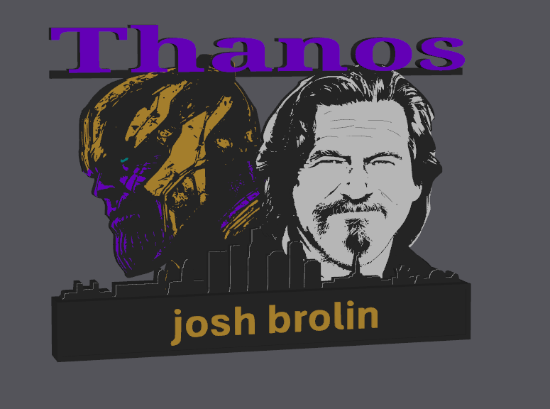 josh Brolin Thanos skyline