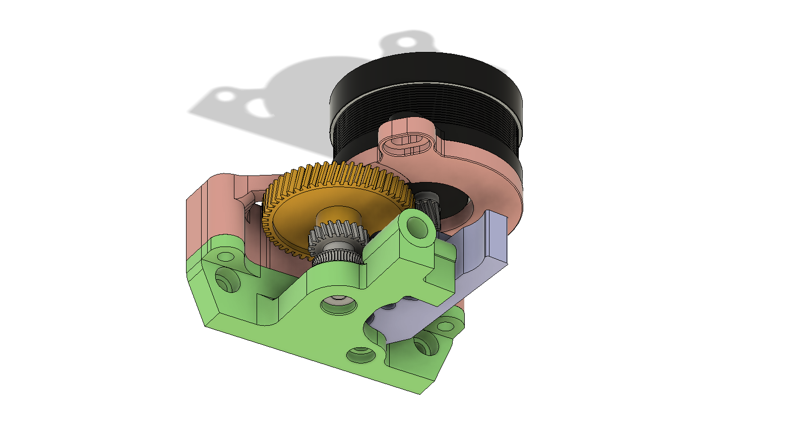 BambuLab open gear extruder (TEST)