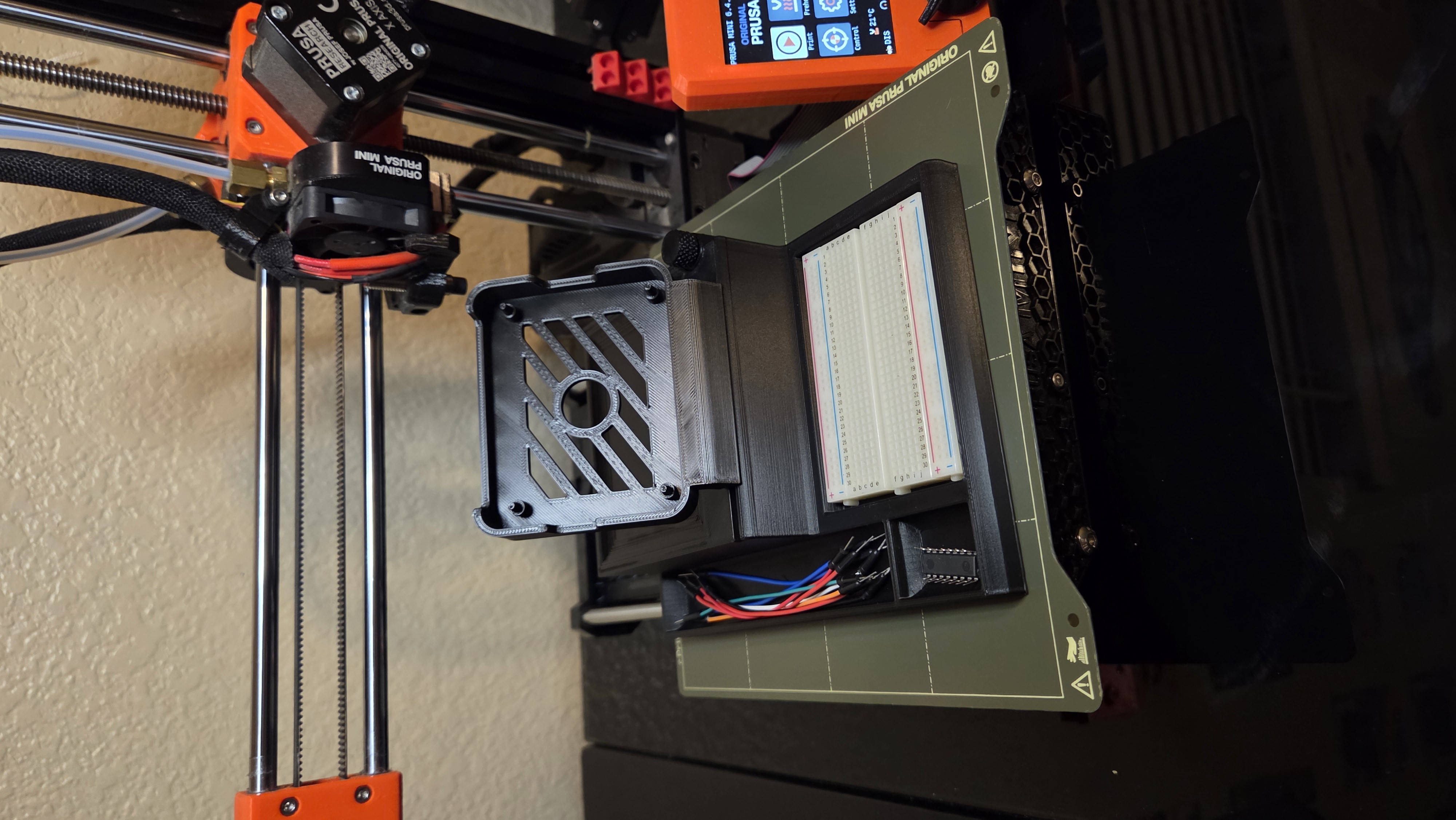 Prototype Station : Development / Microcontroller adjustable holder and storage — thumbnail 10