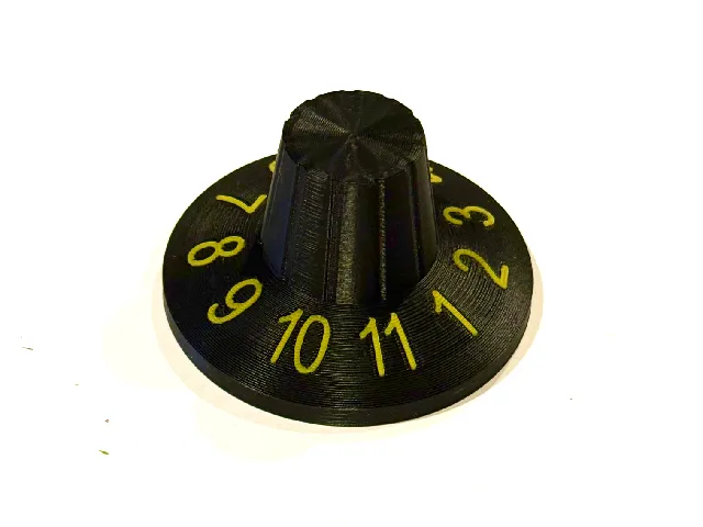 Knob for picking 1-9 or 1-11