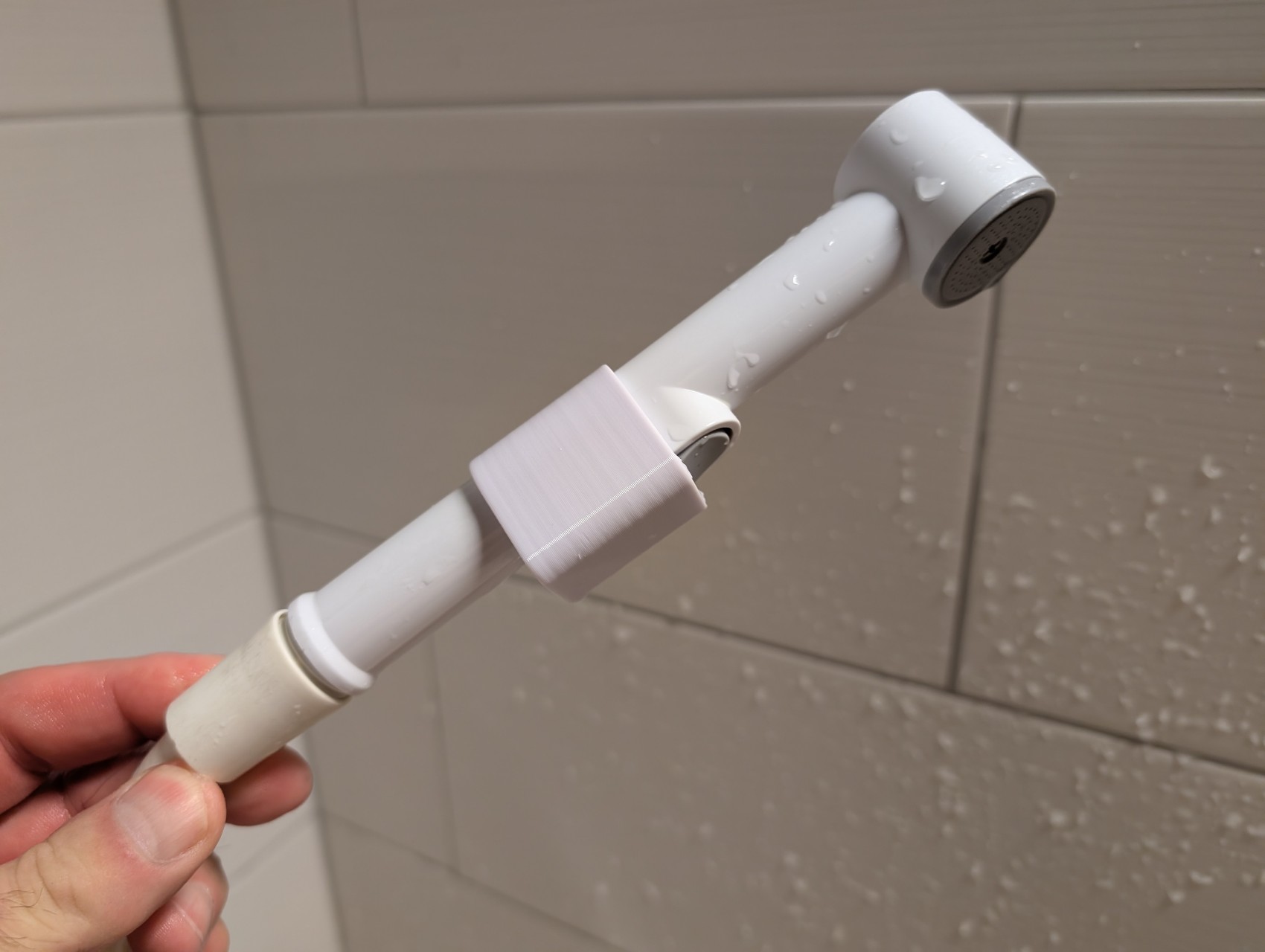 Shower handle valve lock