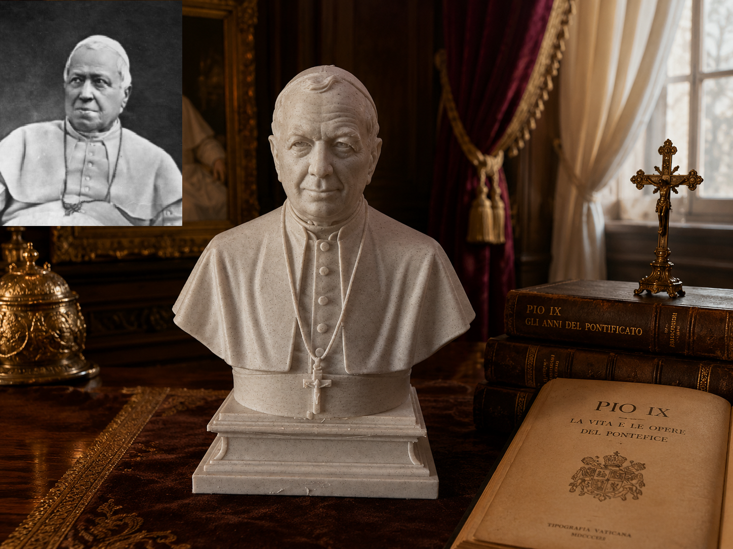 Pope Pius IX (Giovanni Maria Mastai Ferretti) – Bust