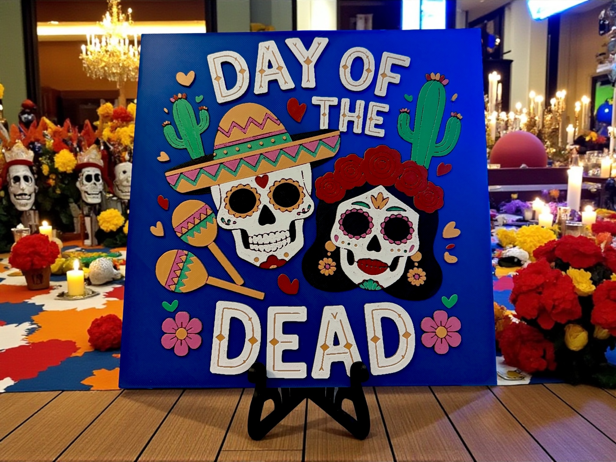 Day of the Dead Fiesta – Colorful Calavera Celebration Hueforge