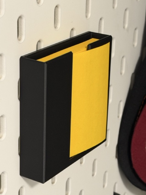 Stick Notes Z-fold skadis holder