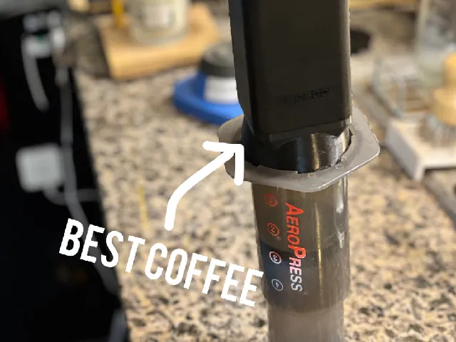 Femobook A2 to Aeropress adaptor