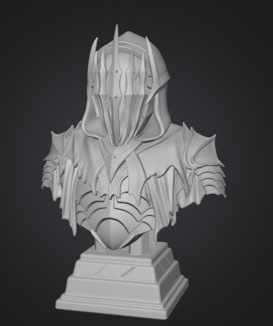 Nazgul Bust - Shadow of Mordor 3D model by AdventVR